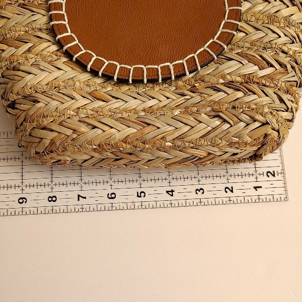 Universal Thread Tan and Brown Woven Crossbody Bag MBCS - Picture 13 of 13